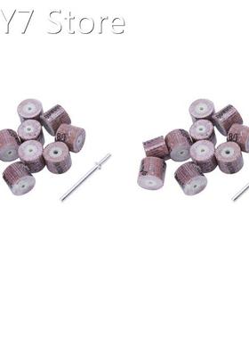 20Pcs 15mm Sanding Band Wheel Disc 80/120/240/320/600Grit Ro