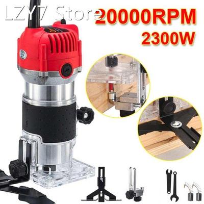 2300W 20000rpm Woodworking Electric Trimmer Wood Milling Eng