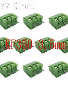 Green KF350 Pitch 3.5mm 3 Pin Straight PCB Screw Terminal Bl