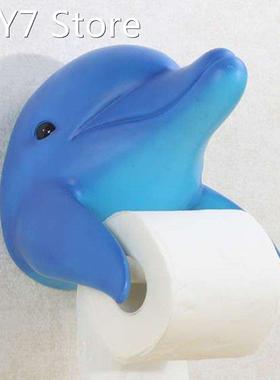 2022 New Dolphins Tissue Holder Creative Lovely Shape Decora