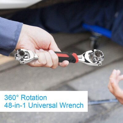 Tiger Wrench 48 in 1 Wrench Tools Socket Works with Spline