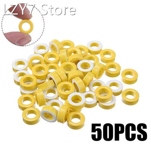 50pcs T50-26 7.5mm Diameter Ferrite Ring Iron Toroid Cores F