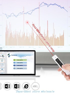 USB Pointer Pen 2.4GHz Wireless Presenter Presentation PPT P