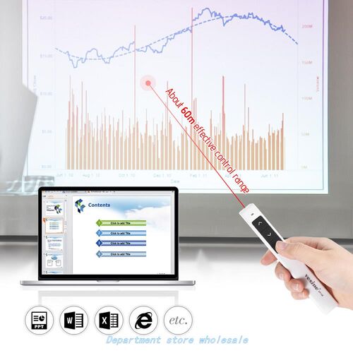USB Pointer Pen 2.4GHz Wireless Presenter Presentation PPT P