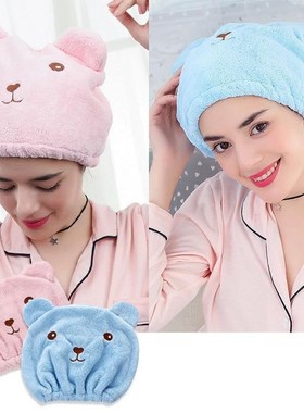 Wrapped-Towels Shower-Hat Bathing-Cap Bathroom-Accessories C