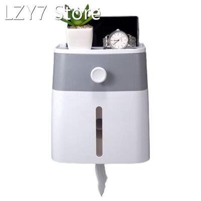 Bathroom Waterproof Tissue Storage Box Toilet Paper Roll Hol