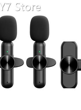 Type-C Wireless Lavalier Microphone Portable Audio Video Rec