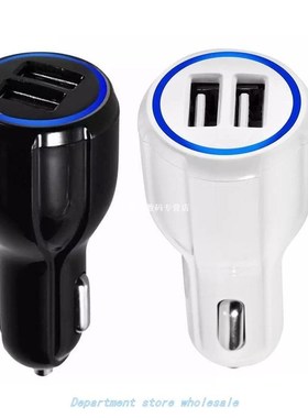 Double Usb Qc3.0 Pc Fire Retardant Material Halo Shape Car P