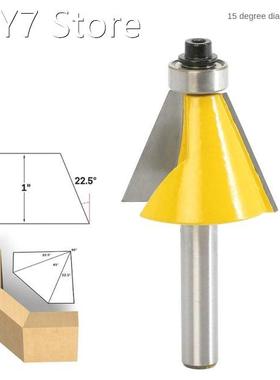 1PC 8MM Shank 22.5 Degree Chamfer & Bevel Edging Router