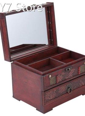 1pc Classical Wooden Jewelery Gift Storage Box Jewelry Stora