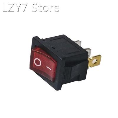 5 pcs/lot KCD1 21*15 LED 3 Pin SPST 250V 6A Boat Switch SPST