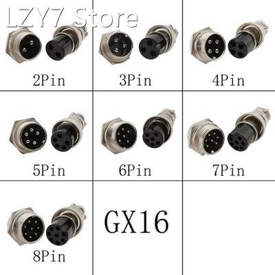 1Set GX16 Connector GX16 Male Female Circular Aviation Wire
