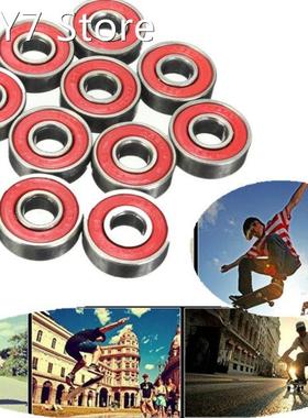 10Pcs/Set 608 RS ABEC-5 Inline Roller Skate Wheel Bearing An