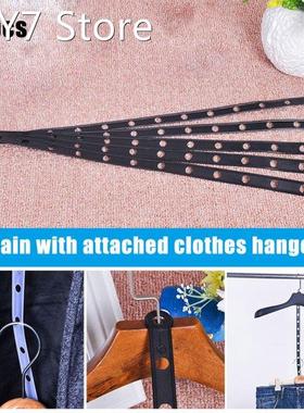 10pcs Hangers Article Link Chain Hook Clothes Plastic Hook L