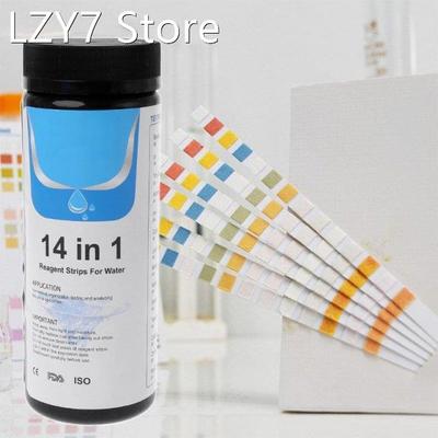 14water tester strips paper residual chlorine ph total alkal