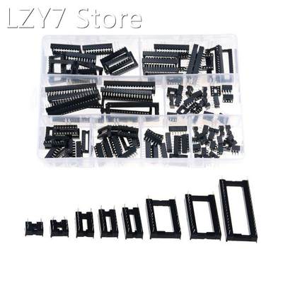 100PCS/BOX IC Sockets DIP6-DIP40Pins DIP 6P 8P 16P 28P Conne