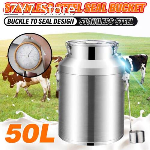 58L Stainless Steel Sealed Cans Coffee Milk Powder Tea Grain