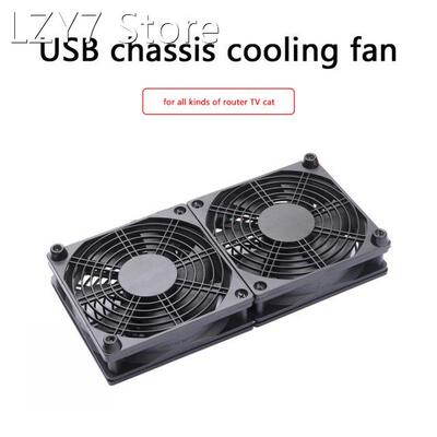 Wireless Router Dual Cooling Fan Practical TV Set-Top Box He