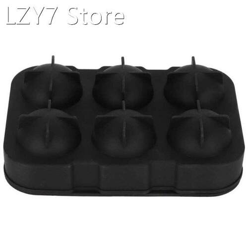 Ice Ball Maker Ice Tray Black Microwave Oven Safe Silicone f