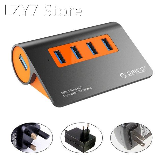 Orico Aluminum Usb3.1 Hub Adapter Splitter 4Ports OTG Super