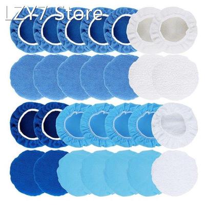 Car Polisher Pad 28pcs Applicator Pad Microfiber Polishing B
