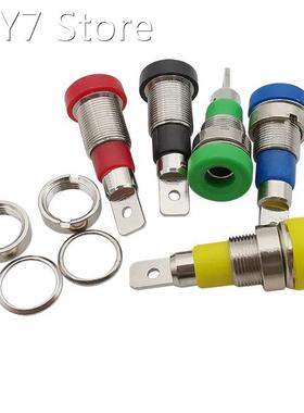 5/10Pcs 4mm Banana Female Jack Socket Panel Mount Binding Po