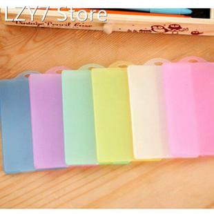 5PCS/lot Solid Bus card holder Soft ID Cards case storage st