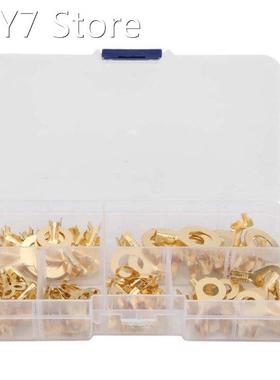 150PCS Ring Terminals Brass Cable Connector Wiring Accessori