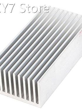 hot-Silver Tone Aluminium Radiator Heatsink Heat Sink 100x50