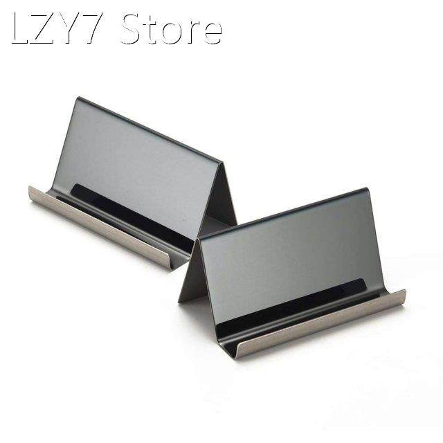 stainless steel business card holder for desk office visitin