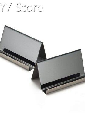 Stainless Steel Business Card Holder For Desk Office Visitin