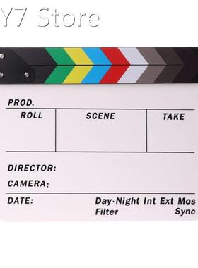 Colorful Clapper Board Acrylic Director TV Movie Film Clapbo