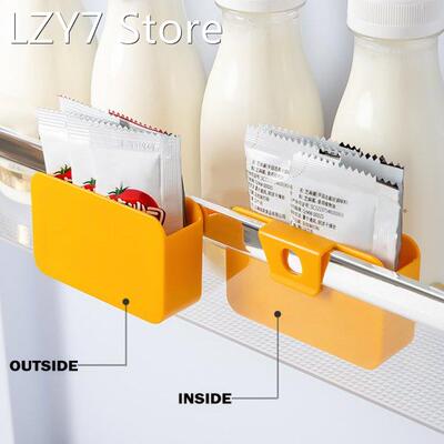 Refrigerator Side Door Storage Box Removable Sauce Bags Cont