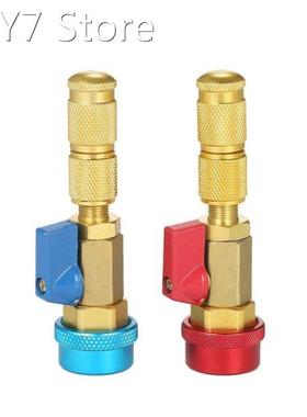 2pcs Air Conditioning R134A Valve Core Quick Remover Valve C