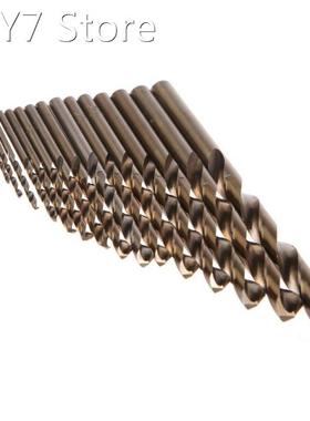 15Pcs High Speed Steel M35 HSS Cobalt Twist Drill Bit Set 1.