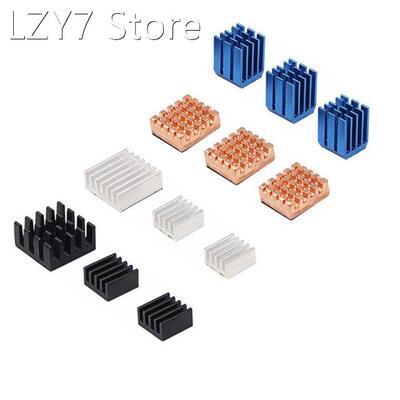 12 in 1 Raspberry Pi 3 Model B+ Plus Heat Sinks Copper + Alu