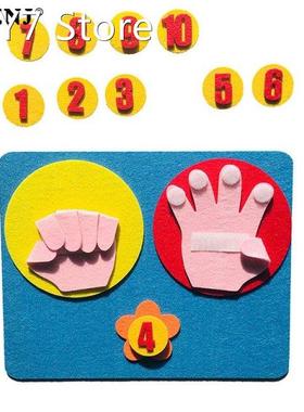 Montessori Toys Gesture Points DIY Weave Cloth Early Learnin