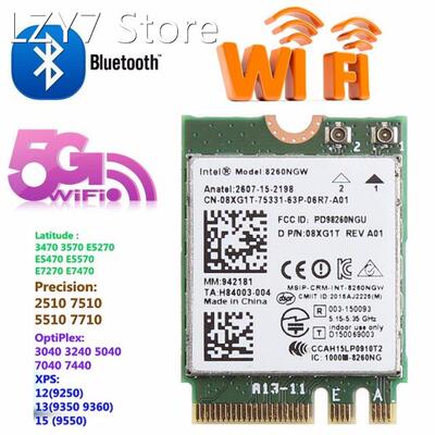 Dual Band 2.4+5GHZ 867M Bluetooth V4.2 M.2 WLAN Wifi Wireles