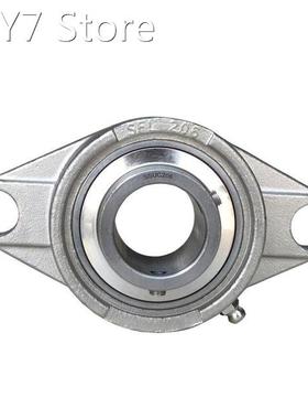 2PCS SSUCFL206 SUCFL206 UCFL206 Stainless Steel Pillow Block
