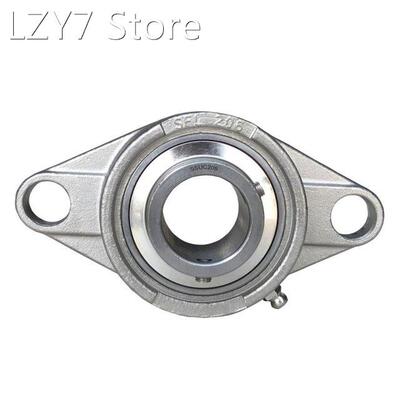 2PCS SSUCFL206 SUCFL206 UCFL206 Stainless Steel Pillow Block