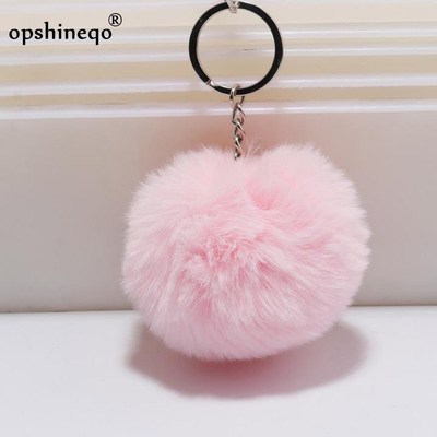 Key ChAin FuR bAll Pom Pom KeyChAin PomPom ARtiFiCiAl RAbbit
