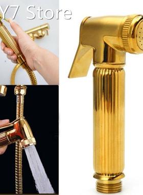 Gold Brass G1/2 Bidet Sprayer Valve Bathroom Bidet Sprayer W