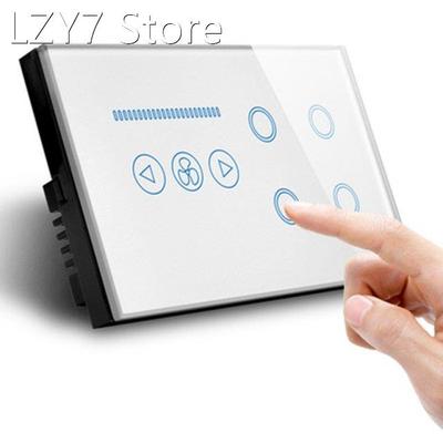 Type 147 Touch Switch Tempered Glass Panel Fan Speed Control
