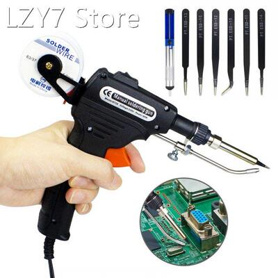 60W Automatic Soldering Iron Kit Electronic One Hand Operati