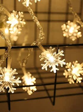 new Christmas snowflake string lights LED lights decoration