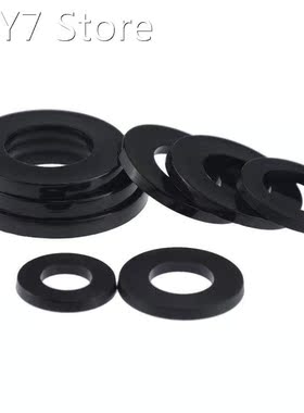 50PCS M2 M2.5 M3 M4 M5 M6 M8 M10 M12 Black Plastic Nylon Was