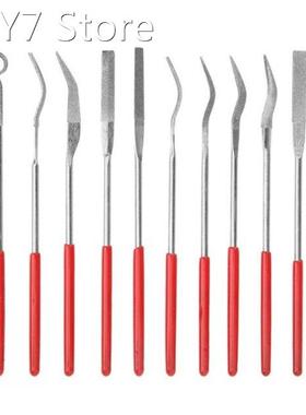 10PCS Diamond Files Set Jade Creamic Polishing Hand Tools DI