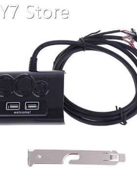 77UA Desktop Computer Switch PC Case Power Supply on/off Res