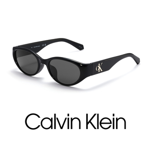 ck墨镜女潮流窄框防晒防紫外线遮阳眼镜猫眼太阳镜男CKJ24638SLB