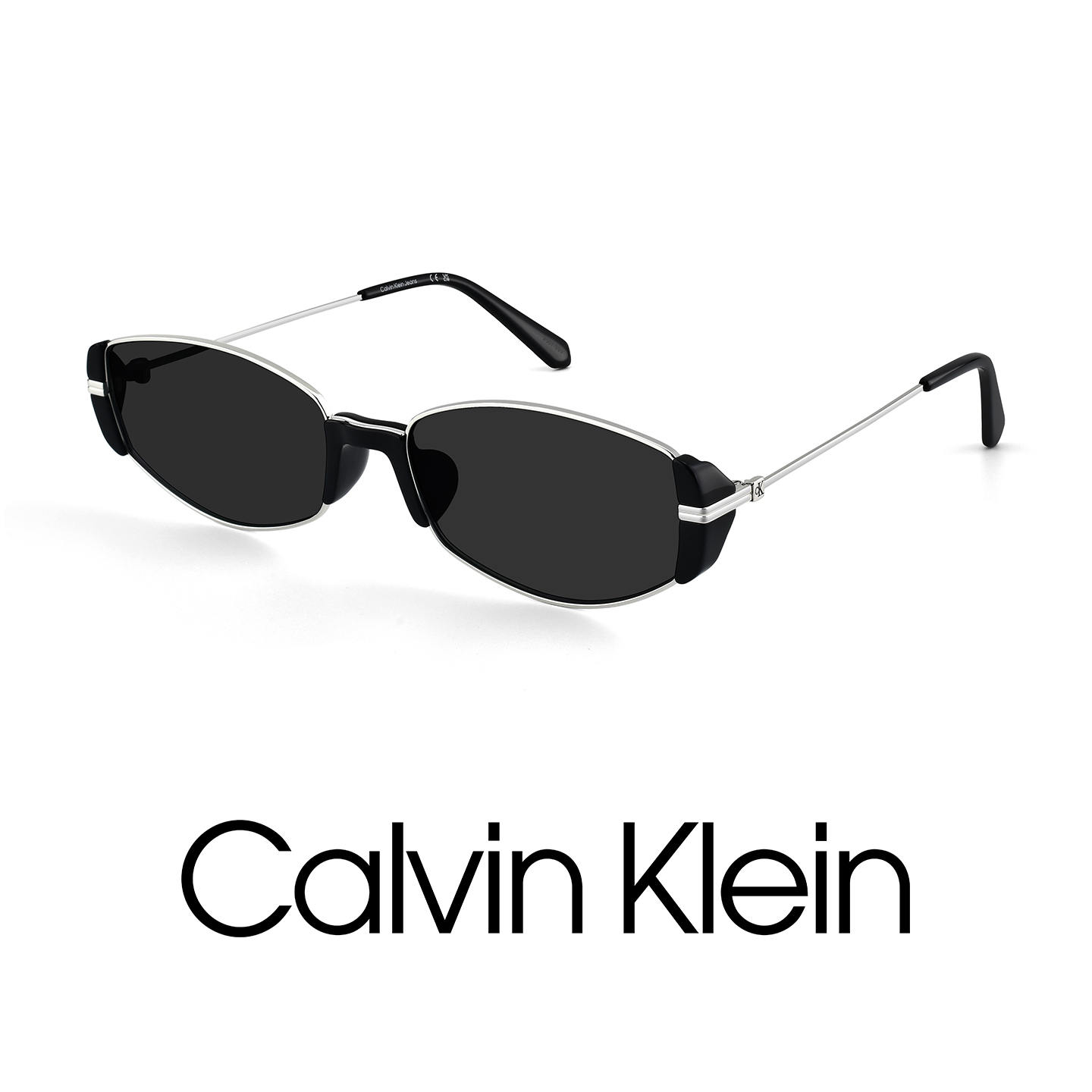 ck墨镜女复古显脸小防晒防紫外线眼镜高级感太阳镜男CKJ25214SLB